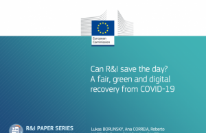 Can R&I save the day? : a fair, green and digital recovery from COVID19.