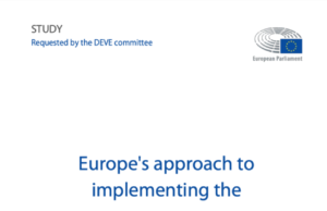 Europes Approach to Implementing SDGs