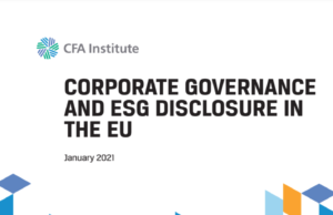 CORPORATE GOVERNANCE AND ESG DISCLOSURE IN THE EU